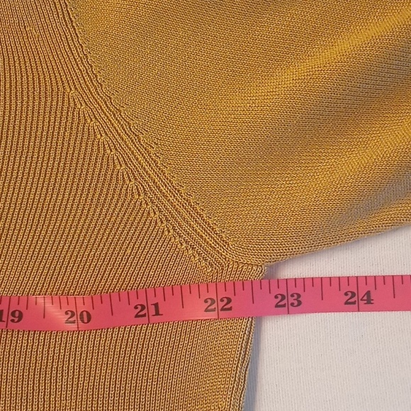 Lauren Ralph Lauren Silk Classic Camel Button Down Quiet Luxury V Neck Cardigan - Picture 6 of 7